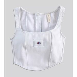 UO Frankie Collective Champion Sweatshirt Bustier